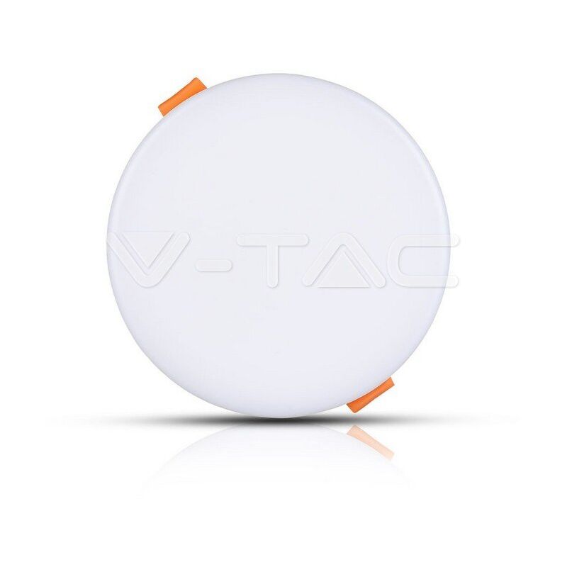 foto del prodotto v tac vt 625rd pannello led rotondo 24w montaggio ad incasso bianco freddo 6400k