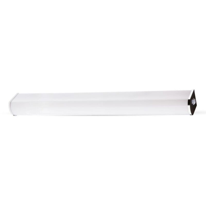 foto del prodotto v tac vt 7010 lampada led da specchio lineare smd applique da parete finitura cromo 10w 100lm w ip44 bianco freddo 6400k 3917