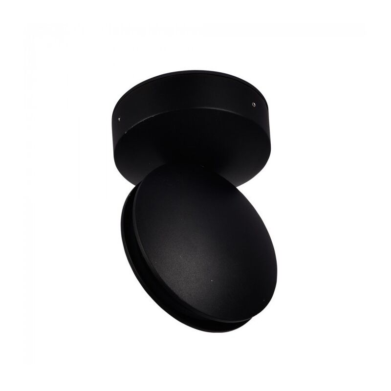 foto del prodotto v tac vt 707 lampada led 7w da parete nero wall light bianco naturale 4000k ip65 sku 8220