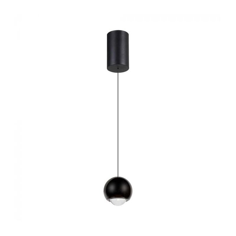 foto del prodotto v tac vt 7508 lampadario led 5w a sospensione forma di campana altezza regolabile colore nero 3000k 10341