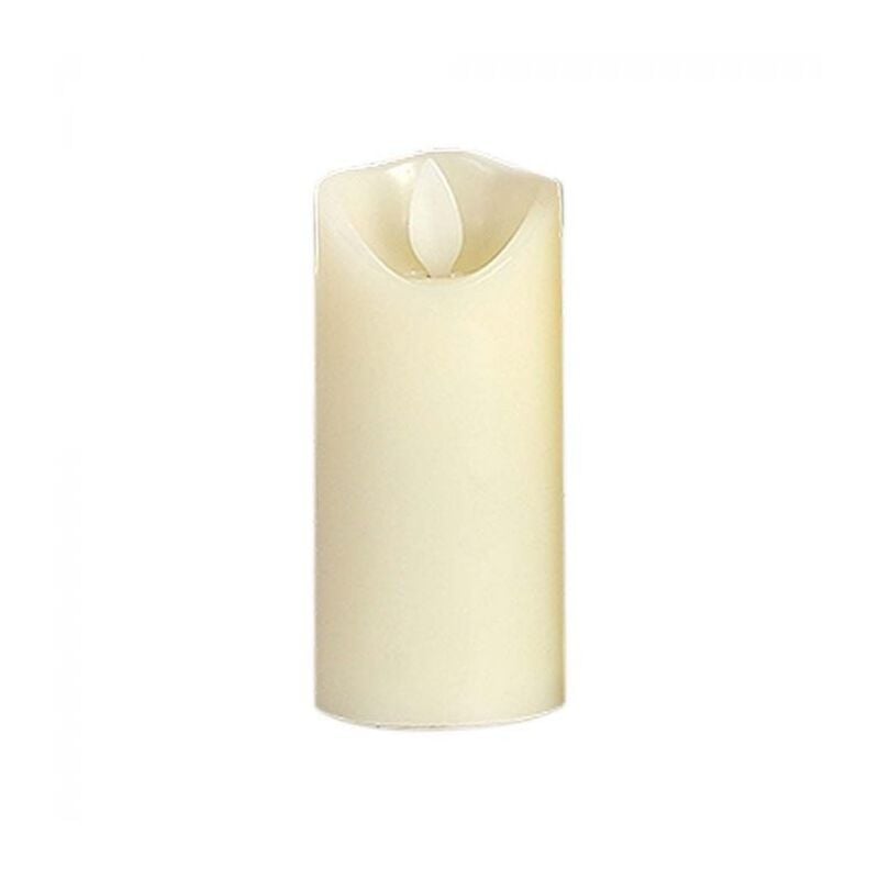 foto del prodotto v tac vt 7568 candela led fiamma oscillante finta da tavolo 12.5cm per bagno, feste, a batteria aa 10573
