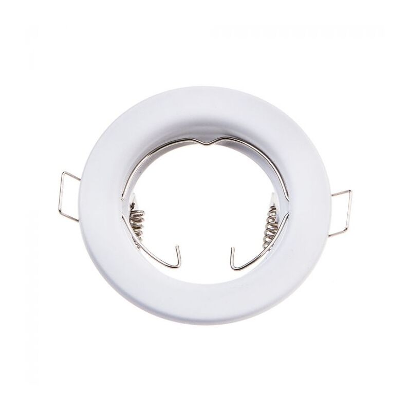 foto del prodotto v tac vt 778 portafaretto led ad incasso rotondo gu10 e gu5.3 mr16 colore bianco pack 2 pezzi sku 3584