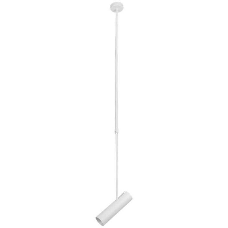 foto del prodotto v tac vt 7900 w lampadario led portafaretto pendente a sospensione gu10 in alluminio bianco sku 7574