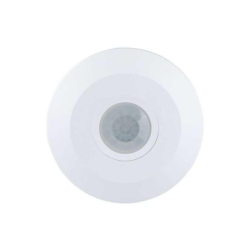 foto del prodotto v tac vt 8027 sensore di movimento pir infrarosso slim ip20 da soffitto 360 colore bianco sku 5086 