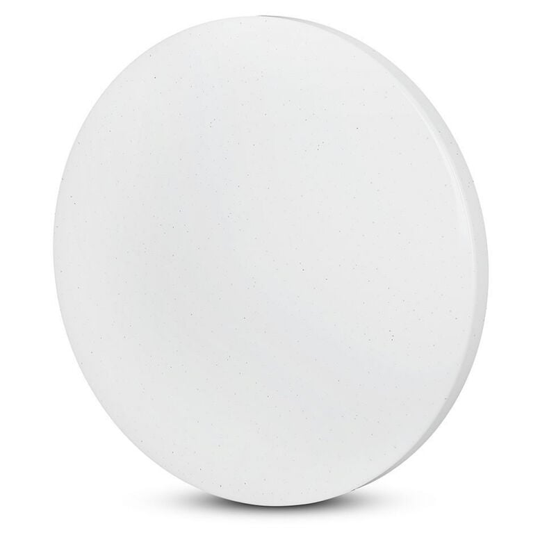 foto del prodotto v tac vt 8418 plafoniera led 18w rotonda bianca cielo stellato switch cambia colore 3in1 interno ip20 sku 217604