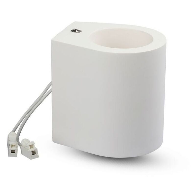 foto del prodotto v tac vt 858rd portalampada da soffitto rotondo in gesso per lampade g9 sku 3694