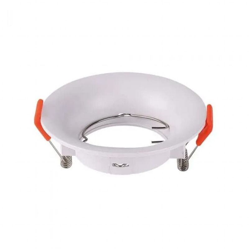foto del prodotto v tac vt 920 w portafaretto led da incasso rotondo faretto gu10 colore bianco in policarbonato sku 6632