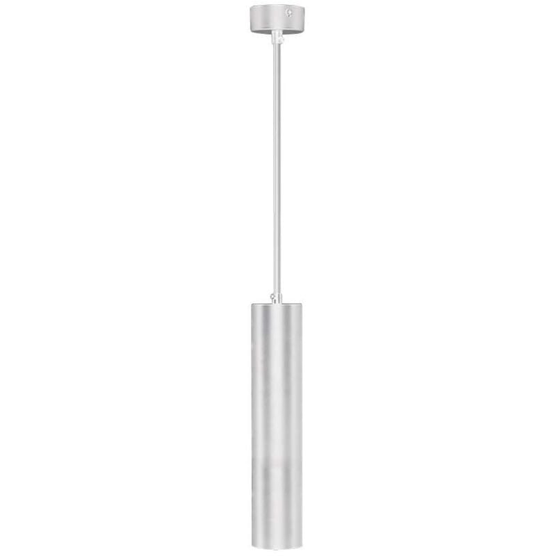 foto del prodotto v tac vt 976 lampadario led portafaretto pendente a sospensione gu10 in alluminio bianco 300mm sku 6779