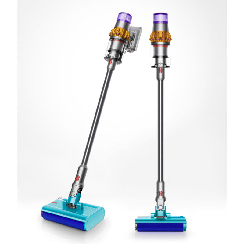 foto del prodotto v15s detect submarine aspirapolvere a mano dehandheld nickel, yellow bagless dyson