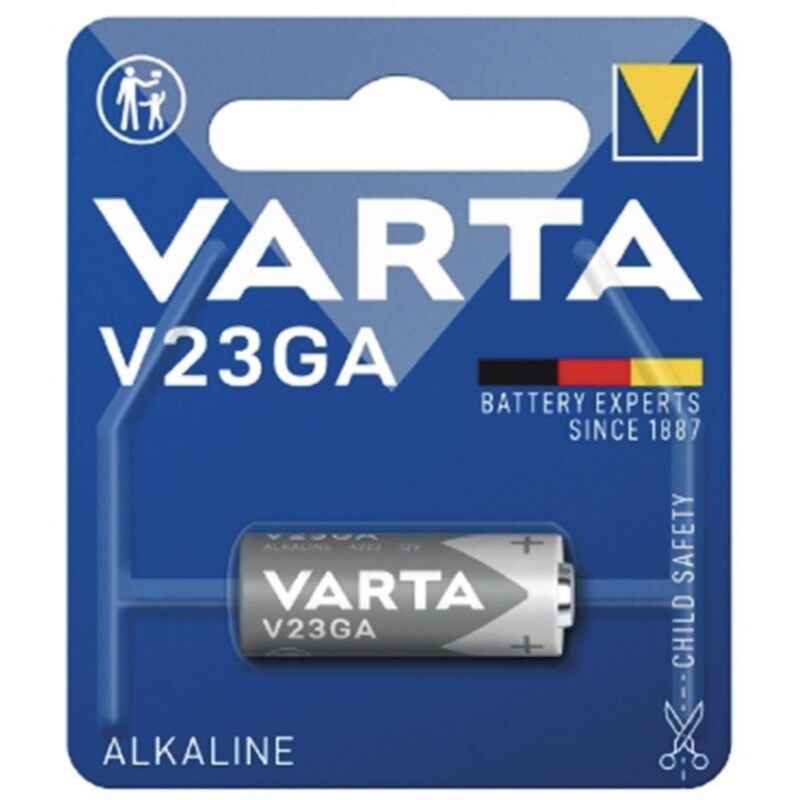 foto del prodotto v23ga batteria cilindrica 12v alcalina varta blister