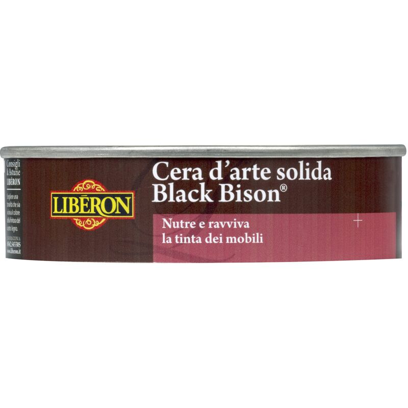 foto del prodotto v33 cera d arte colorata black bison solida noce scuro 500 gr