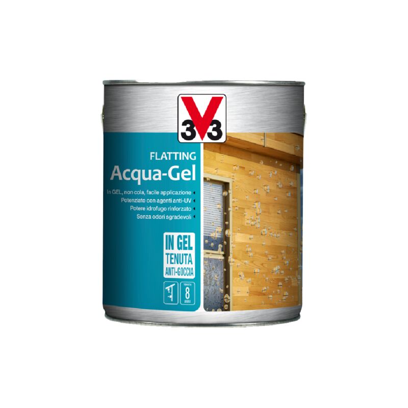 foto del prodotto v33 flatting acqua gel 0,750ml colore noce chiaro