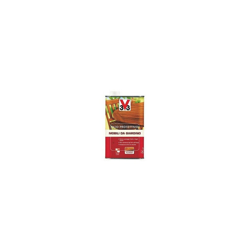 foto del prodotto v33 olio protettivo legno giardino incolore lt.1