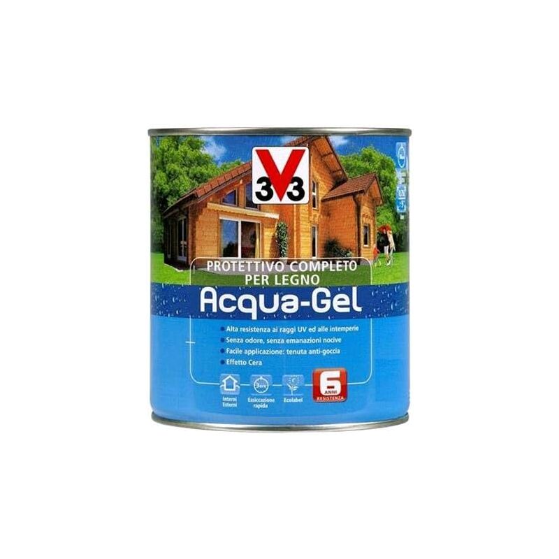foto del prodotto v33 protettivo completo legno acqua gel colore bianco 750 ml