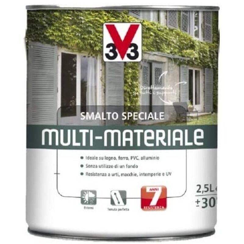 foto del prodotto v33 - smalto multi-materiale 500ml verde