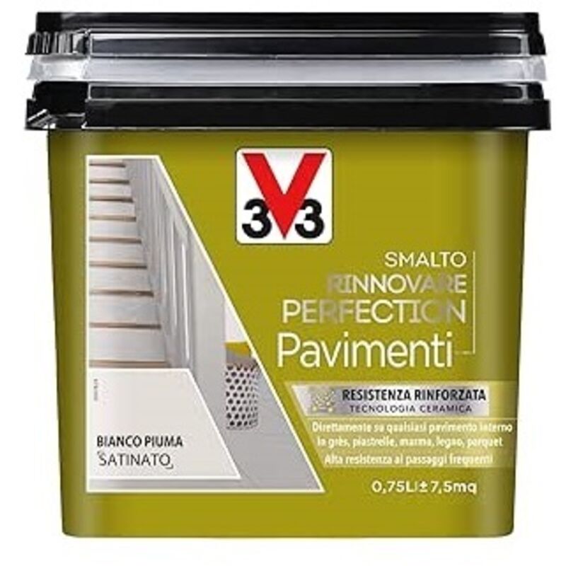 foto del prodotto v33 - smalto per pavimenti lt.0,75 bianco piuma