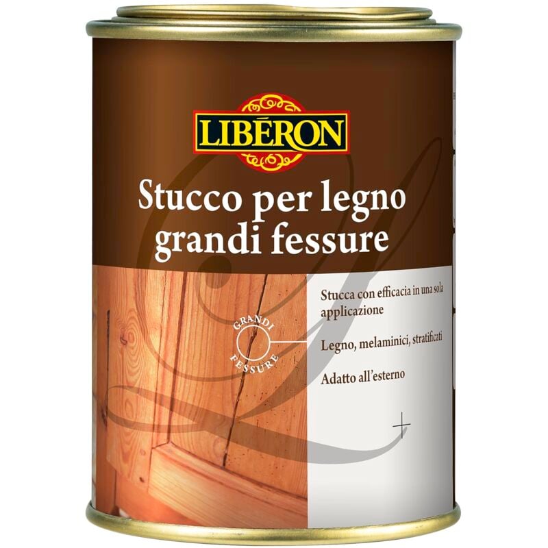 foto del prodotto v33 - stucco liberon per legno grandi fessure noce medio ml.200