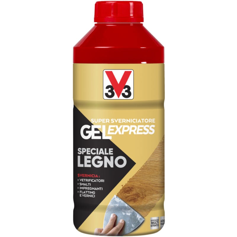 foto del prodotto v33 sverniciatore gel express specificio legno 1 lt con azione multi strato