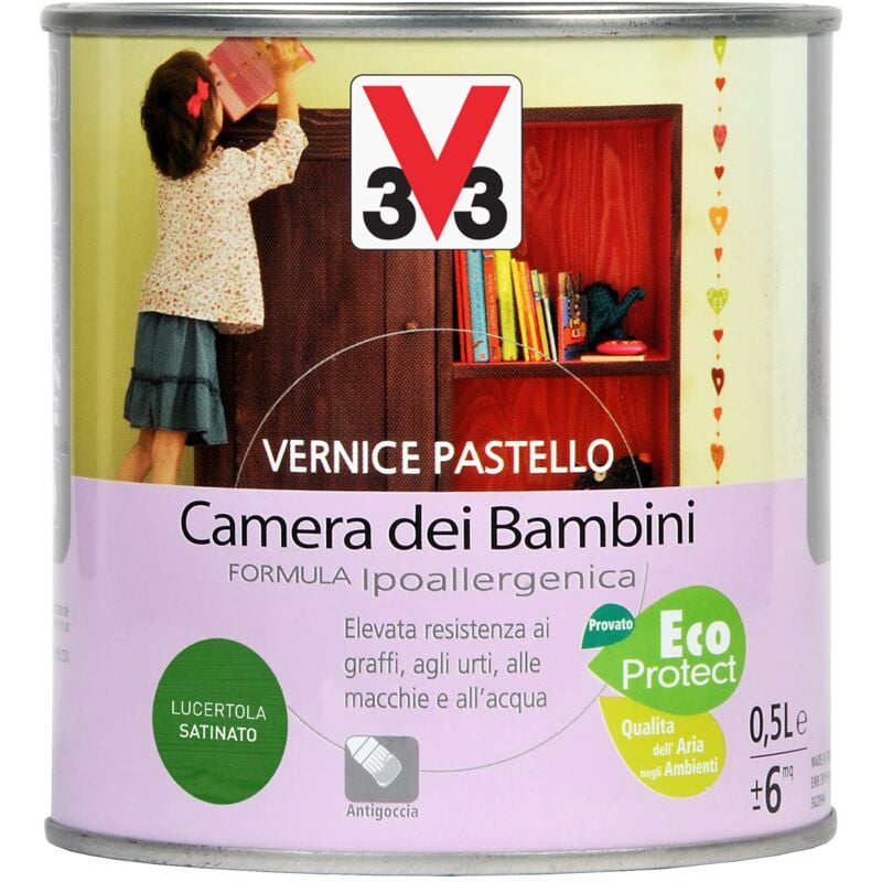 foto del prodotto v33 vernice legno ml.500 pastello lucertola