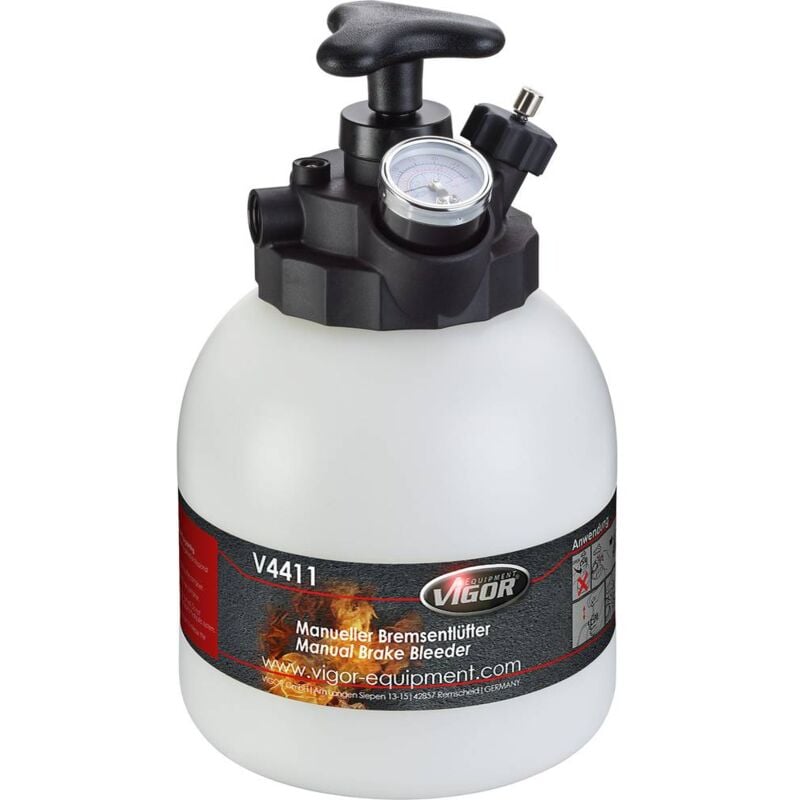 foto del prodotto v4411 kit spurgo freni da 3 l, manuale vigor