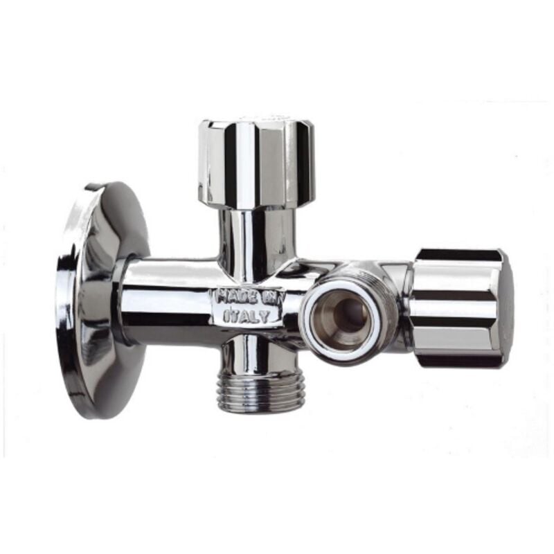 foto del prodotto va albertoni rubinetto dual n s 1 2 con rosone 1 2 x 1 2 x 1 2 cromato ricambio rubinetteria