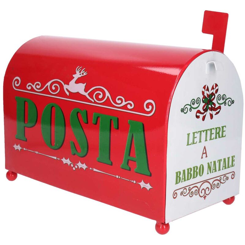 foto del prodotto vacchetti cassetta posta metallo rosso nbd 9061 cm34x16,5h22