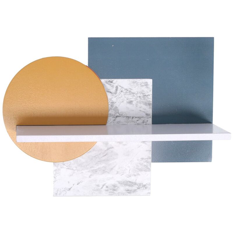 foto del prodotto vacchetti mensola legno multicolor cm30x9x23