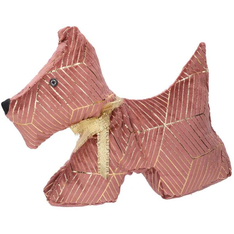 foto del prodotto vacchetti pink dog fabric doorstop cm35x5h26