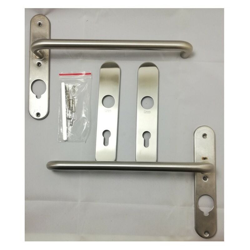 foto del prodotto vachette 078720 set maniglie per porta in acciaio inox 492 xxl 6327 chiave i