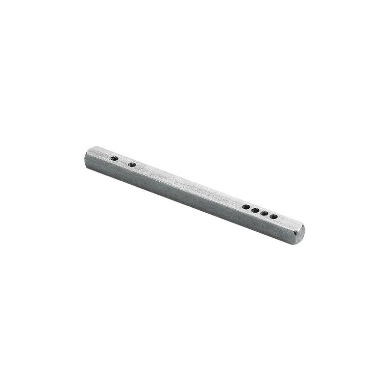 foto del prodotto vachette asta quadrata in acciaio con fori 7 70 quadrato 7 x l.70 mm 227304