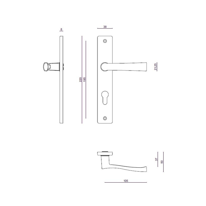 foto del prodotto vachette flex set 195 mm cromo satinato i wrench 206336