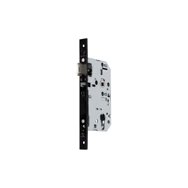 foto del prodotto vachette serratura di emergenza d457 asse 50 mm piastra reversibile nero destro 14497000