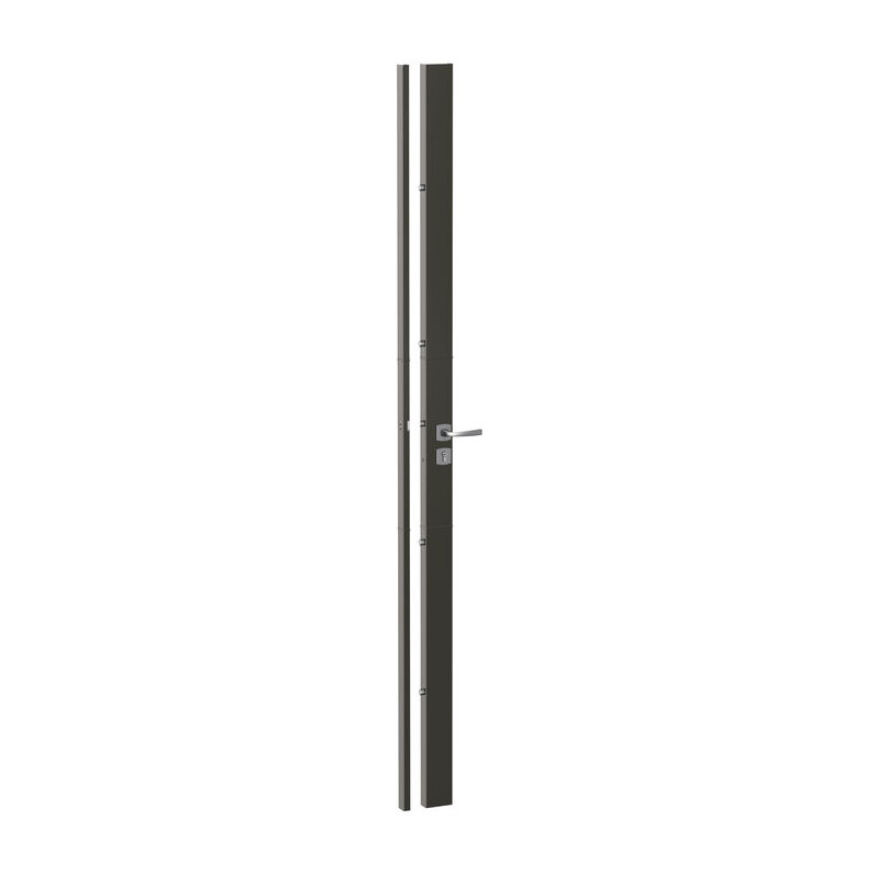 foto del prodotto vachette serratura protettiva 41 hdi 4 punti ga 65x35 vite 70 assa abloy 4 chiavi marrone muze velvet chrome destra 28515000