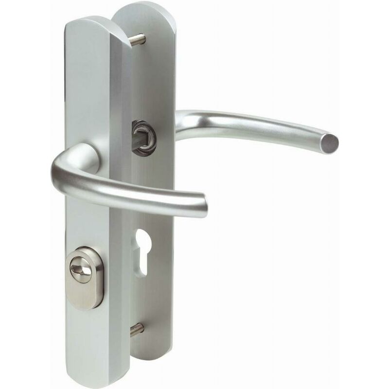foto del prodotto vachette set di maniglie a leva secumax 1338l 6349 chiave i 70 interasse 195 mm argento 0699880