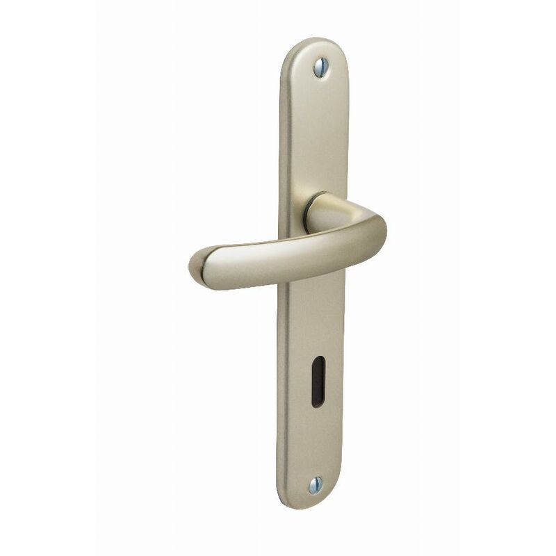 foto del prodotto vachette set di porte economiche bezault interasse 165mm chiave l champagne 73276