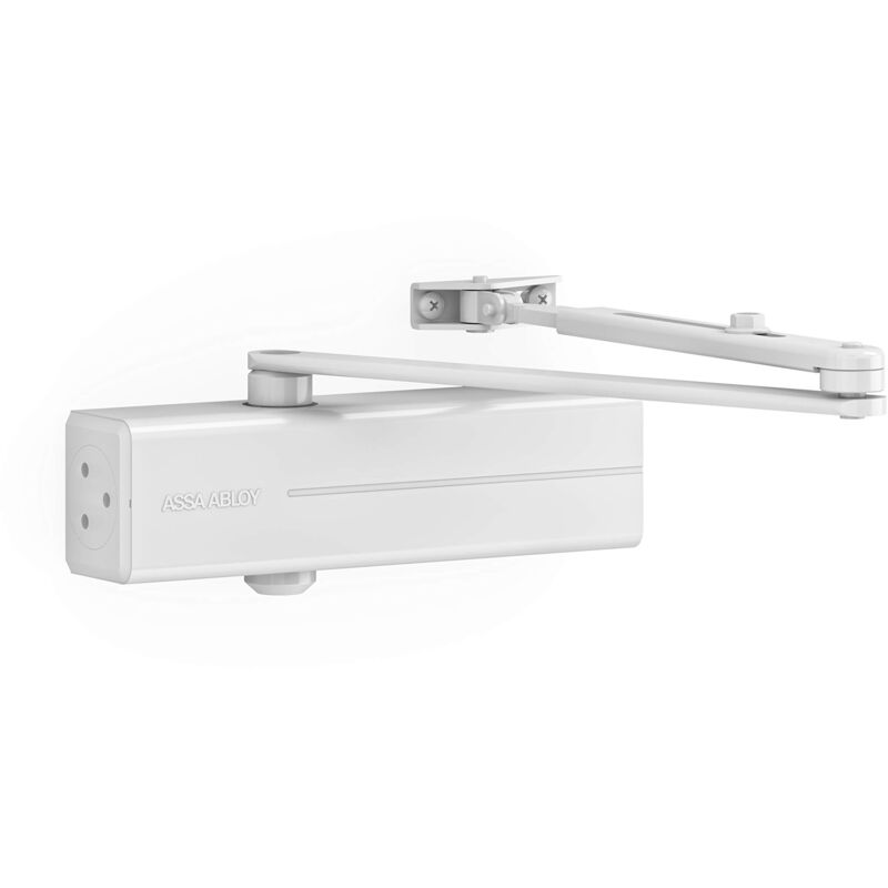 foto del prodotto vachette tesa assa abloy dc140 d9016 chiudiporta porte con braccio articolato, bianco, dc140