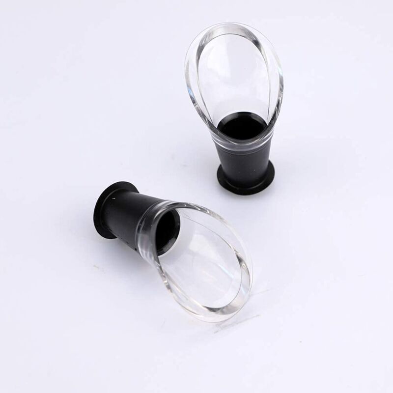 foto del prodotto vacu vin 8714793185401 vacuvin wine server tappo versatore per vino, plastica, trasparente, standard
