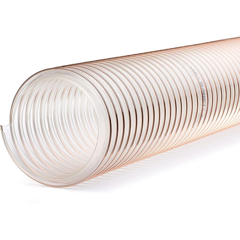 foto del prodotto vacuflex pu 400 c eco tubo di aspirazione in pu con parete di 0,4 mm di spessore 5 m di lunghezza id110 mm resistente ai microbi e