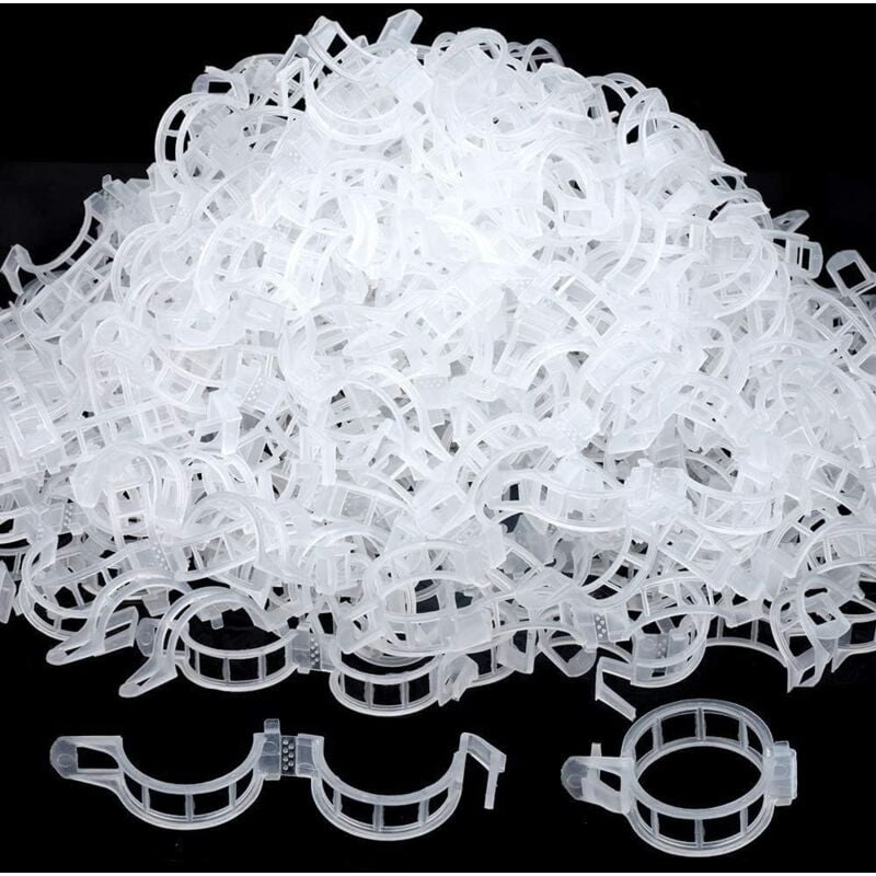 foto del prodotto vacuum clip per appendere piante, clip da giardino per pomodori, verdure, viti, supporto per piante, confezione da 100