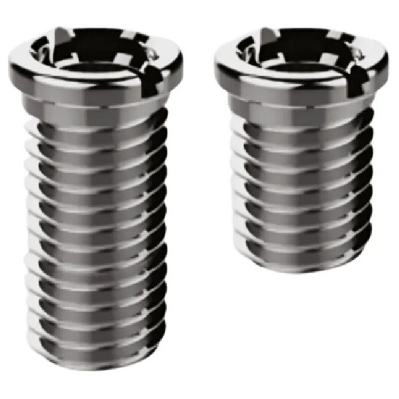 foto del prodotto valentin 2 viti m12 in acciaio inox d.14 x l.27,5 mm e d.14 x l.17,5 mm per scarico automatico del lavello con cestello diametro