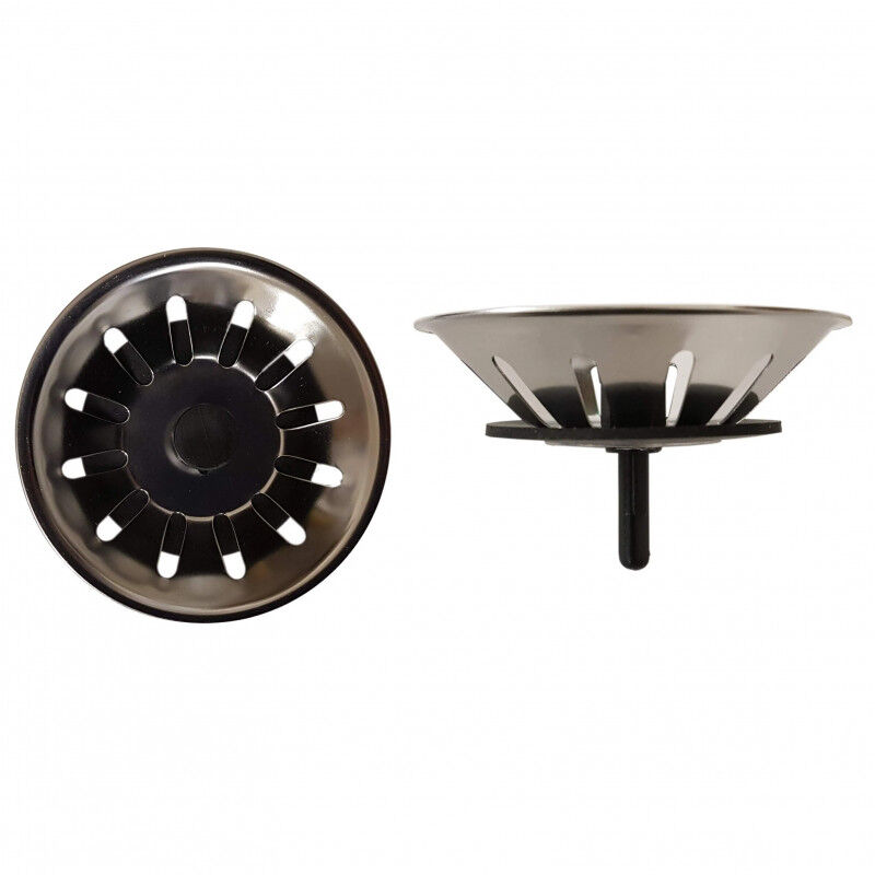 foto del prodotto valentin cestello rimovibile in acciaio inox con bordi, diametro 78mm