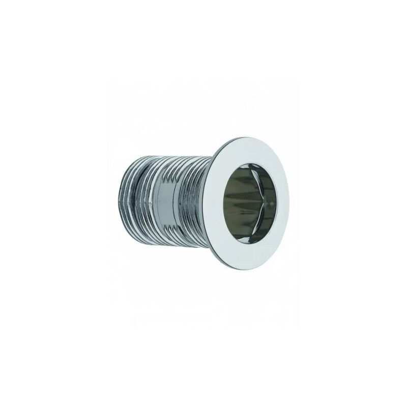 foto del prodotto valentin coperchio di troppopieno cromato a strappo diametro 24 mm, lunghezza 35 mm per lavabo