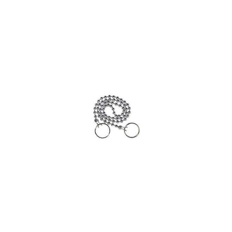 foto del prodotto valentin kit catena 1m con 4 anelli e 4 clip