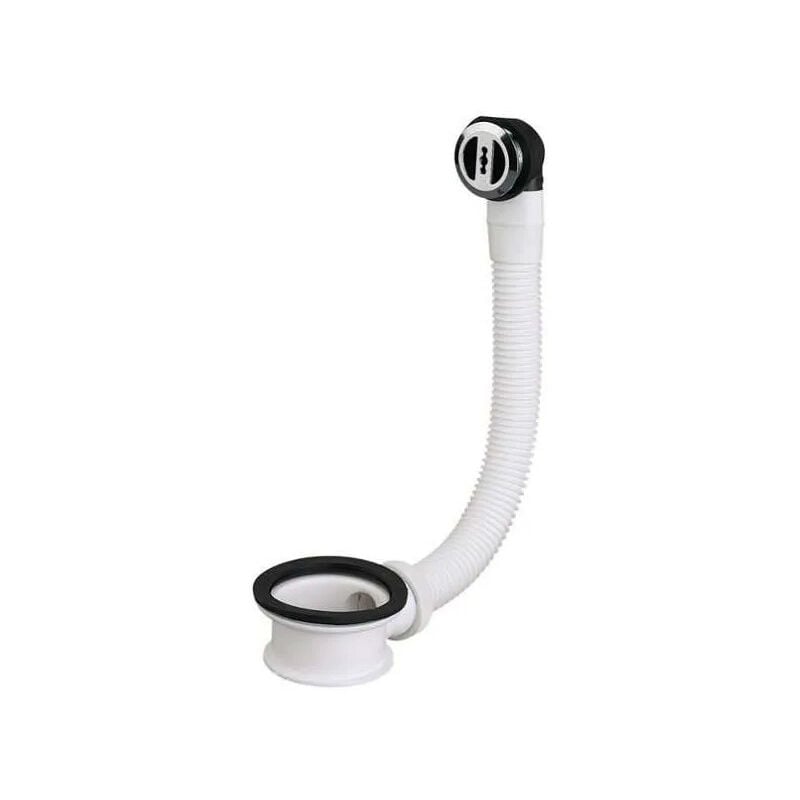 foto del prodotto valentin piletta per lavabo con troppopieno rotondo d.37 mm cromo