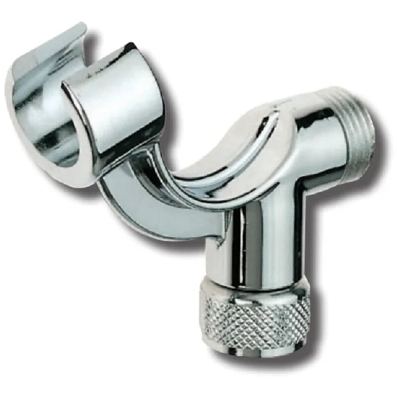 foto del prodotto valentin - supporto per doccetta telefonica, da fissare su rubinetto da 1 2', abs cromato