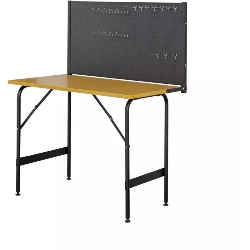 foto del prodotto valex banco da lavoro richiudibile con pannello 117x60x145 cm