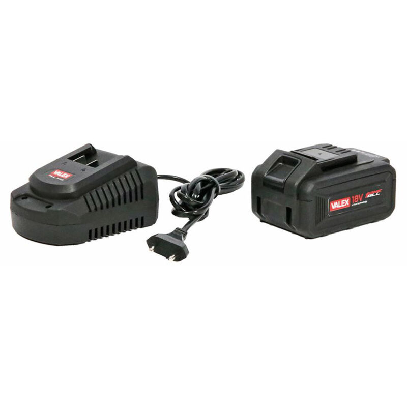 foto del prodotto valex kit 1997420 oneall 18v batteria da 5ah e caricabatterie da 2.4a