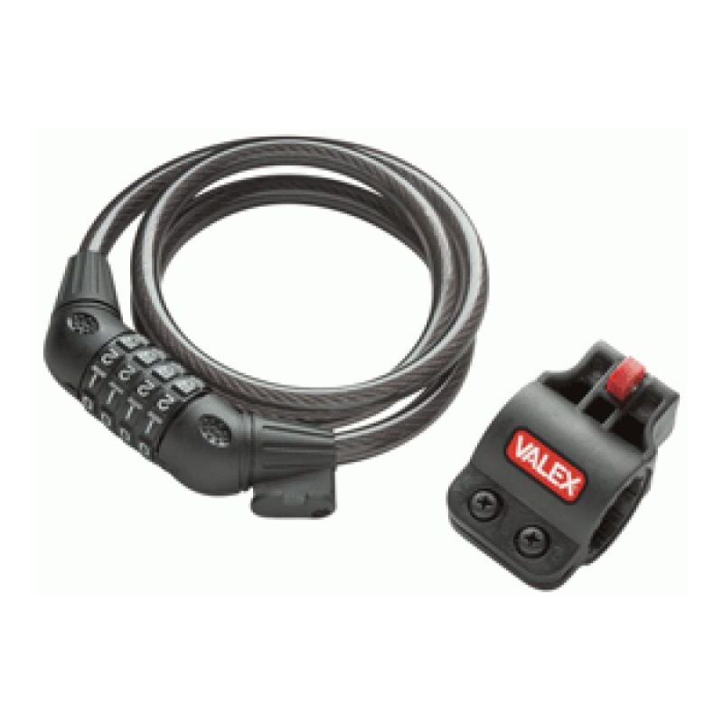 foto del prodotto valex lucchetto a spirale con combinazione