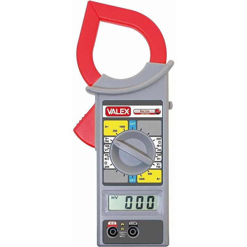 foto del prodotto valex pinza amperometrica con tester digitale e batterie incluse 1800166