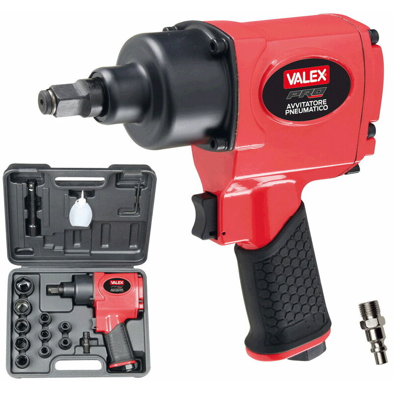 foto del prodotto valex pistola avvitatore pneumatico a impulsi da 1 2 valigetta 1550136 6,3bar